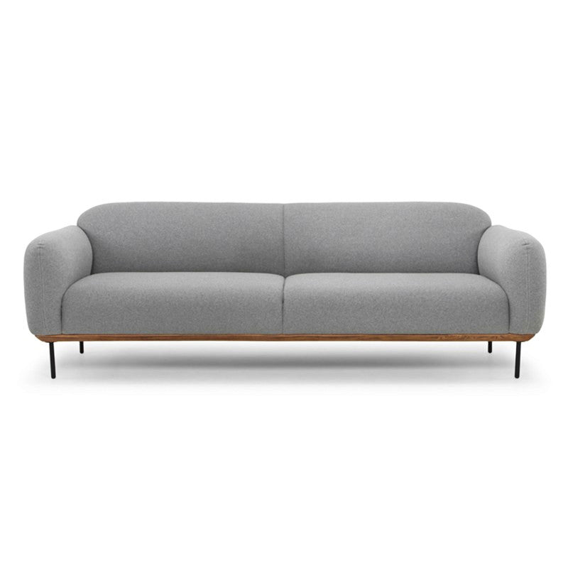 Rustic Modern Grey Sofa