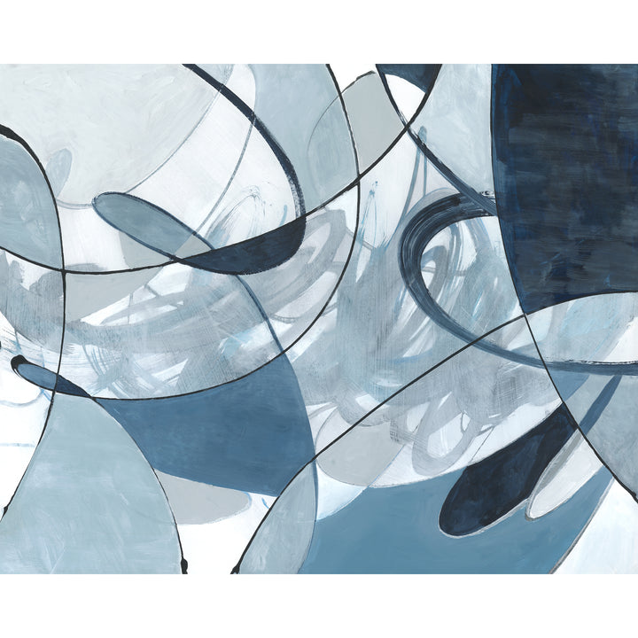 "BLUE MEDLEY" CANVAS ART DIPTYCH