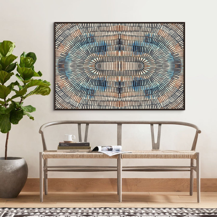 "BLUE SUPERMIX" CANVAS ART