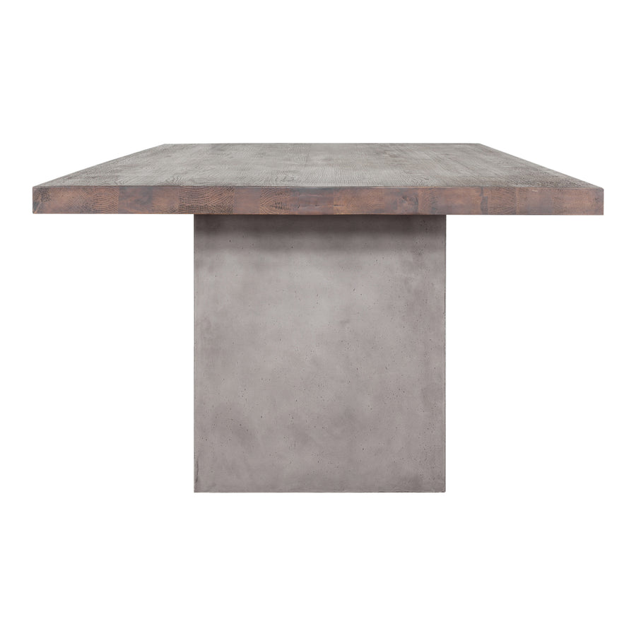 8' KAIA OAK + CONCRETE DINING TABLE