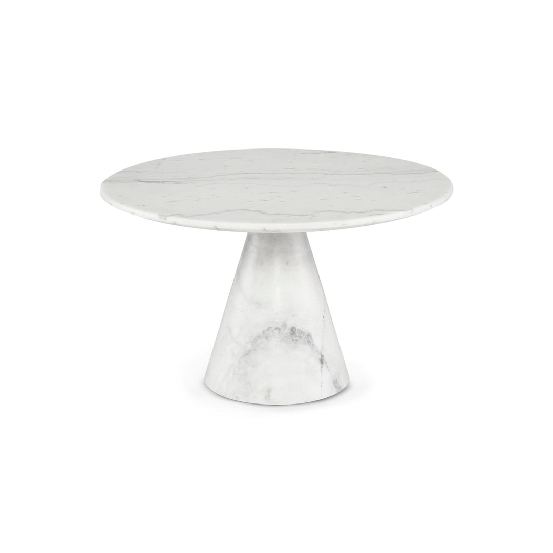 CLAUDIO WHITE MARBLE COFFEE TABLE