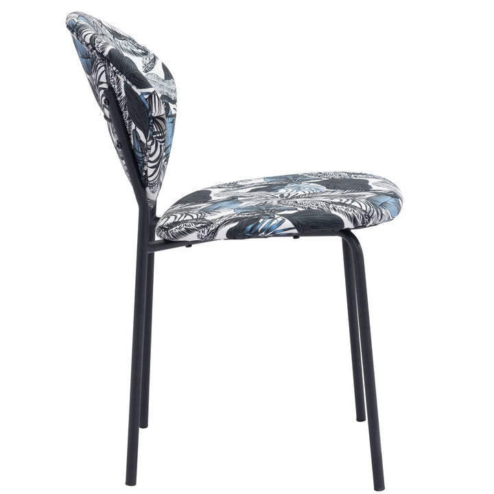 CLYDE PALM PRINT DINING CHAIR | SET OF 2