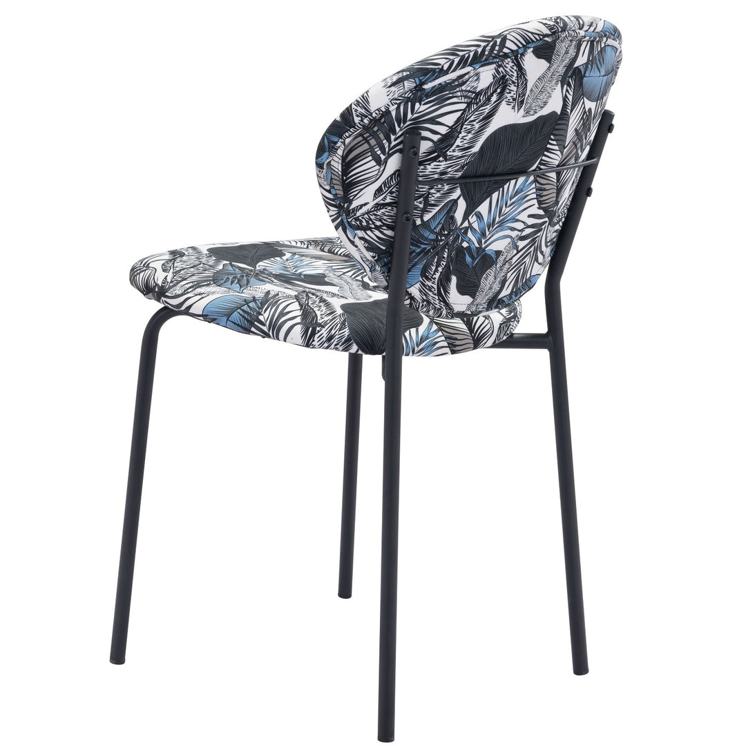 CLYDE PALM PRINT DINING CHAIR | SET OF 2