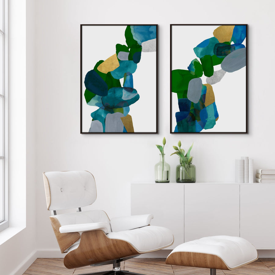 "COLOR BELLS II" CANVAS ART