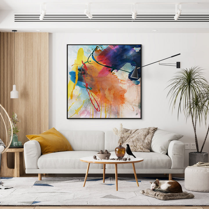"COLORFUL LIFE" CANVAS ART