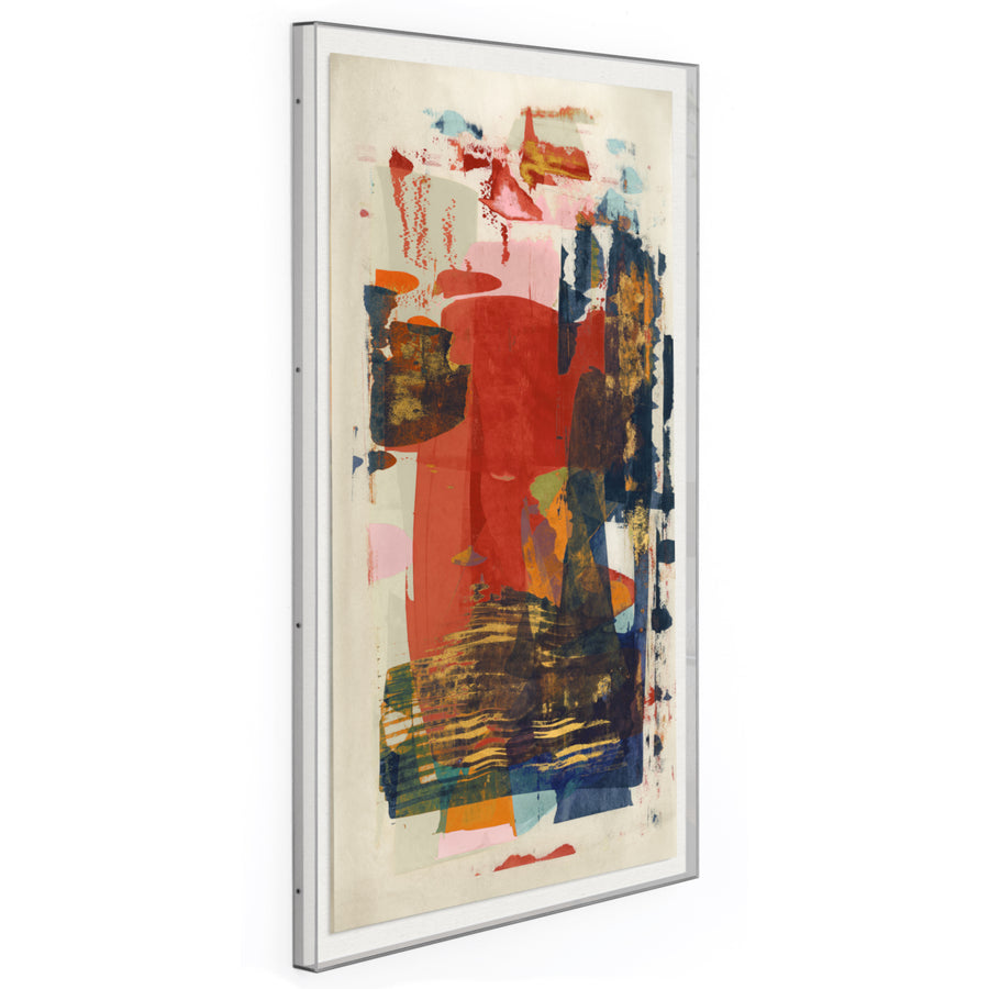 "COLORFUL THEOREM" GOLD EMBELLISHED ARTWORK