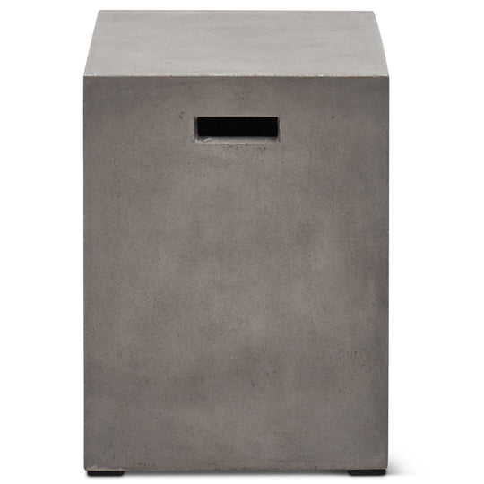 CONCRETE SQUARE STOOL