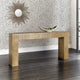 CROC EMBOSSED GOLD METAL CLAD CONSOLE