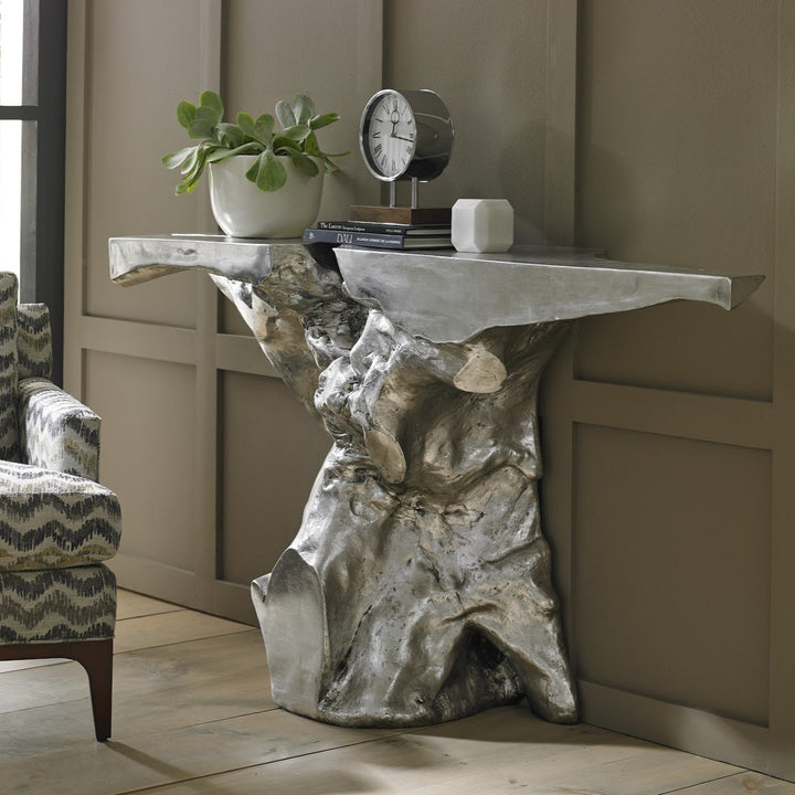 CROWN SILVER LEAF ROOT CONSOLE