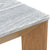 DENMARK WHITE MARBLE TOP DINING TABLE