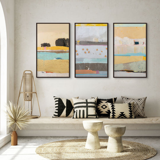 "DESERT LAKE" CANVAS ART