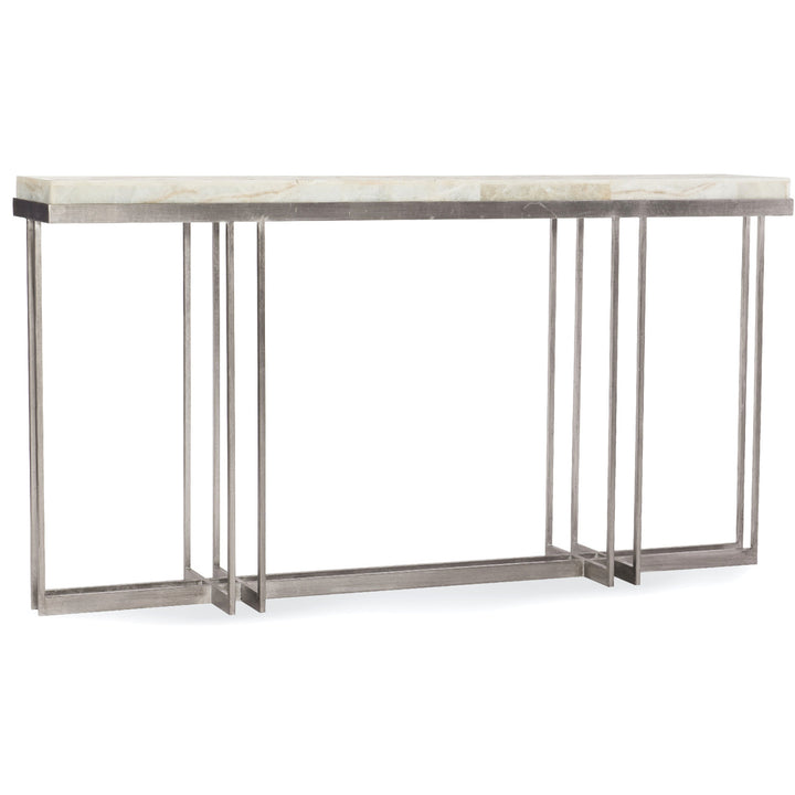 DESERT ONYX CAGE CONSOLE TABLE