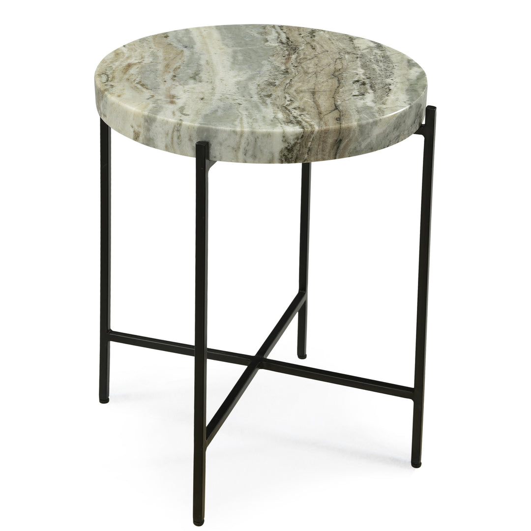 DOT SAND STONE MARBLE ACCENT TABLE