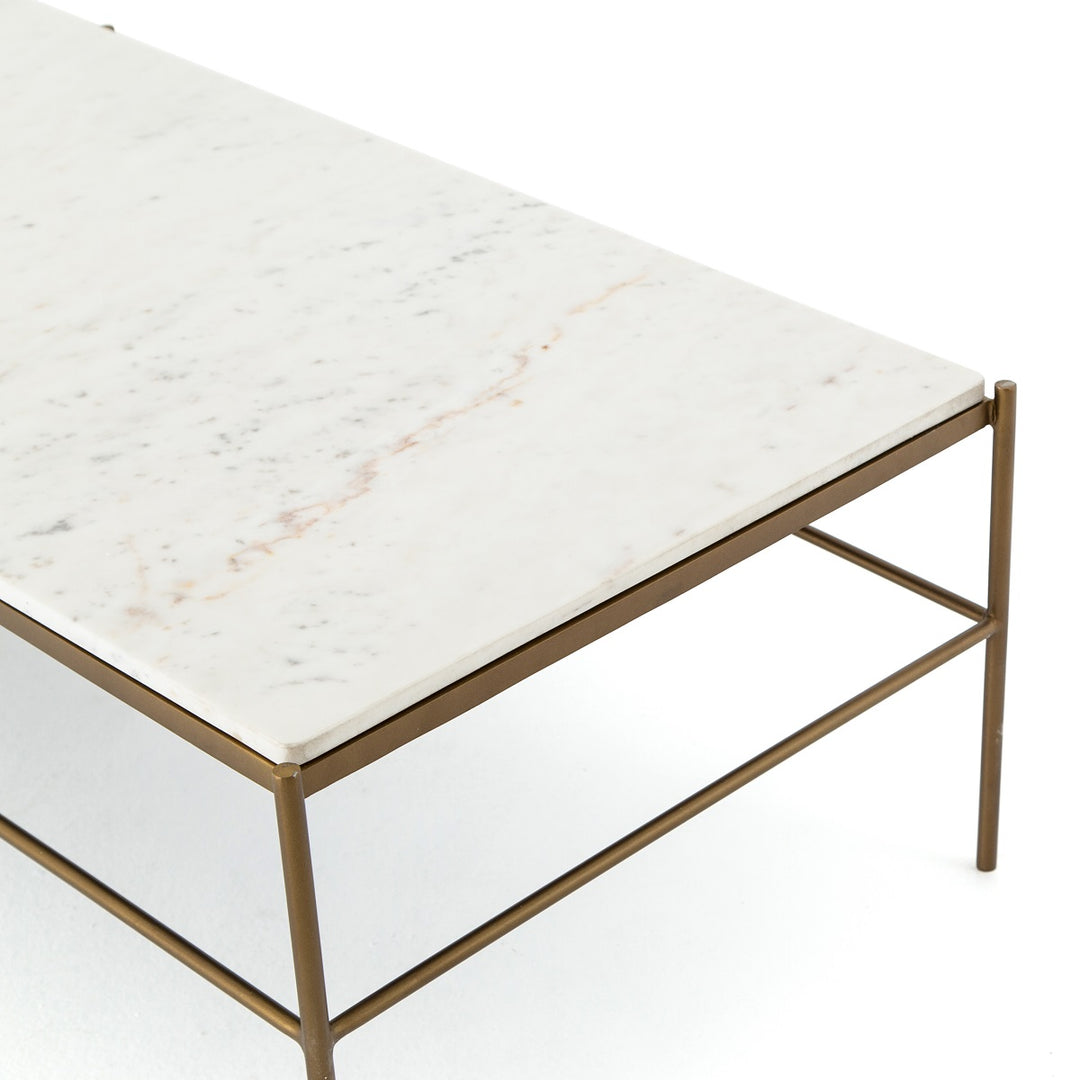 FELICITY MARBLE TOP COFFEE TABLE