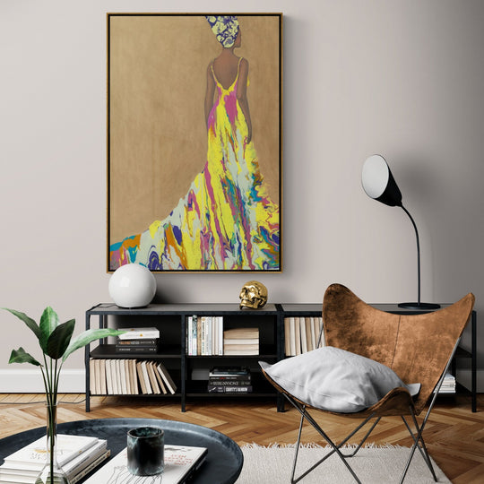 "FLOWING GRACE" CANVAS ART