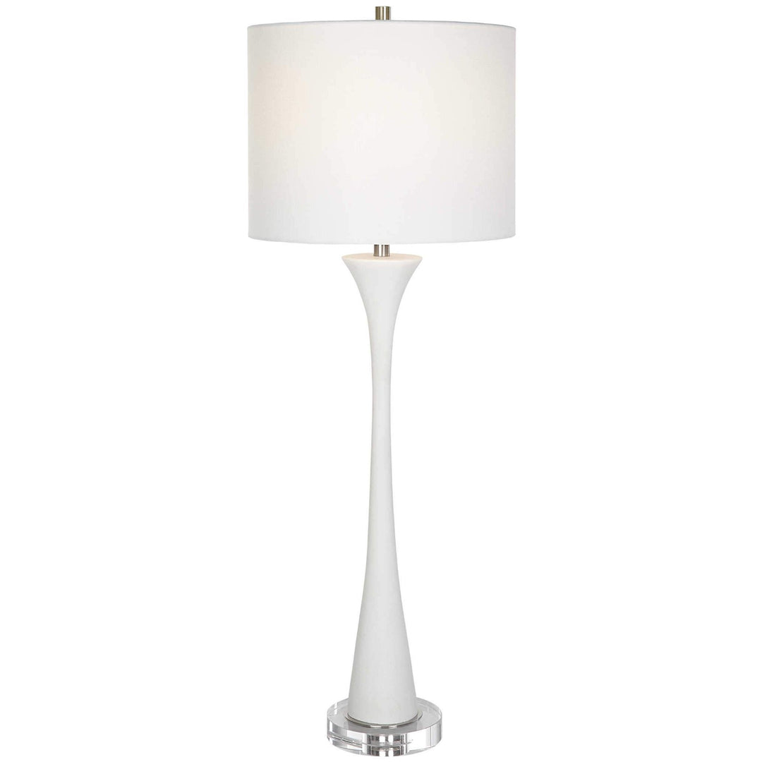 FOUNTAIN WHITE MARBLE TABLE LAMP