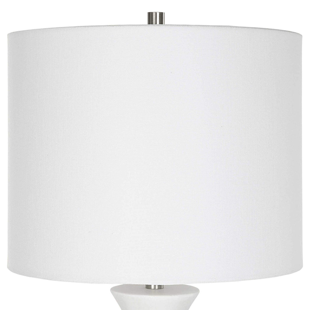 FOUNTAIN WHITE MARBLE TABLE LAMP