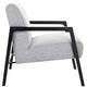 modern black grey chair