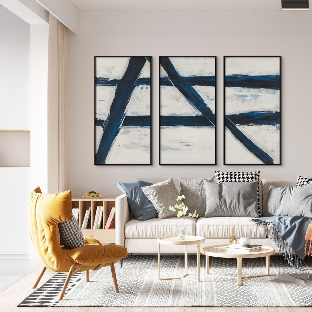 "FREE FALLING" CANVAS ART TRIPTYCH