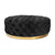 GARBO BLACK VELVET COCKTAIL OTTOMAN