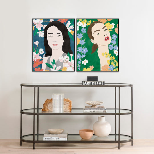 "GARDEN PARTY II" CANVAS ART