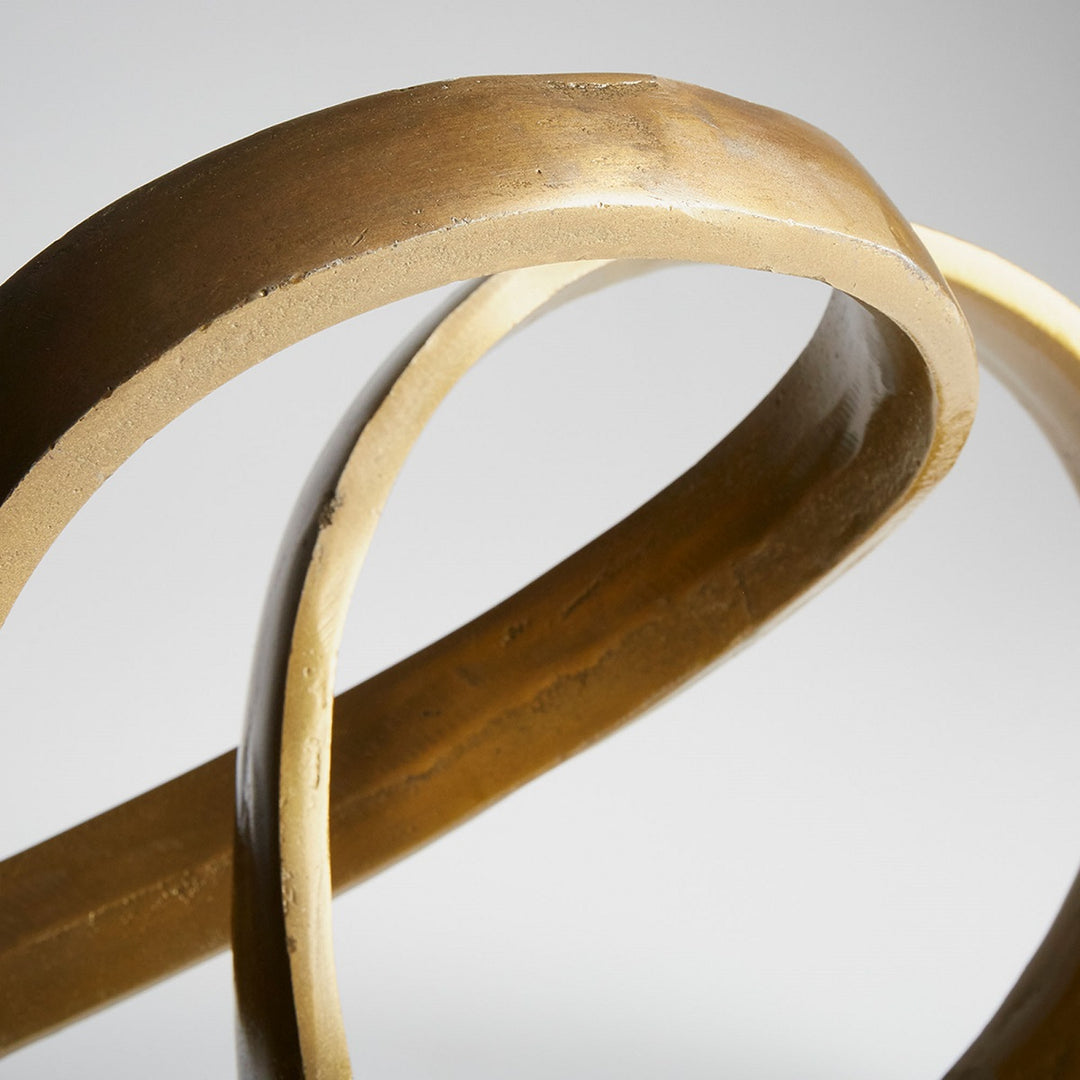 GOLD INFINITY TABLE SCULPTURE