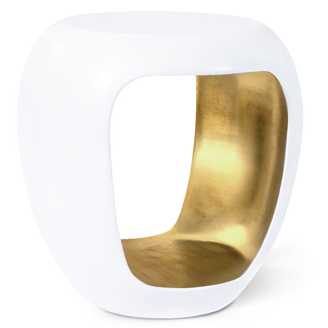 GROTTO SIDE TABLE: GOLD LEAF