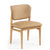 JOREN LT. TAN LEATHER DINING CHAIR