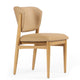 JOREN LT. TAN LEATHER DINING CHAIR