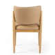 JOREN LT. TAN LEATHER DINING CHAIR