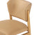 JOREN LT. TAN LEATHER DINING CHAIR