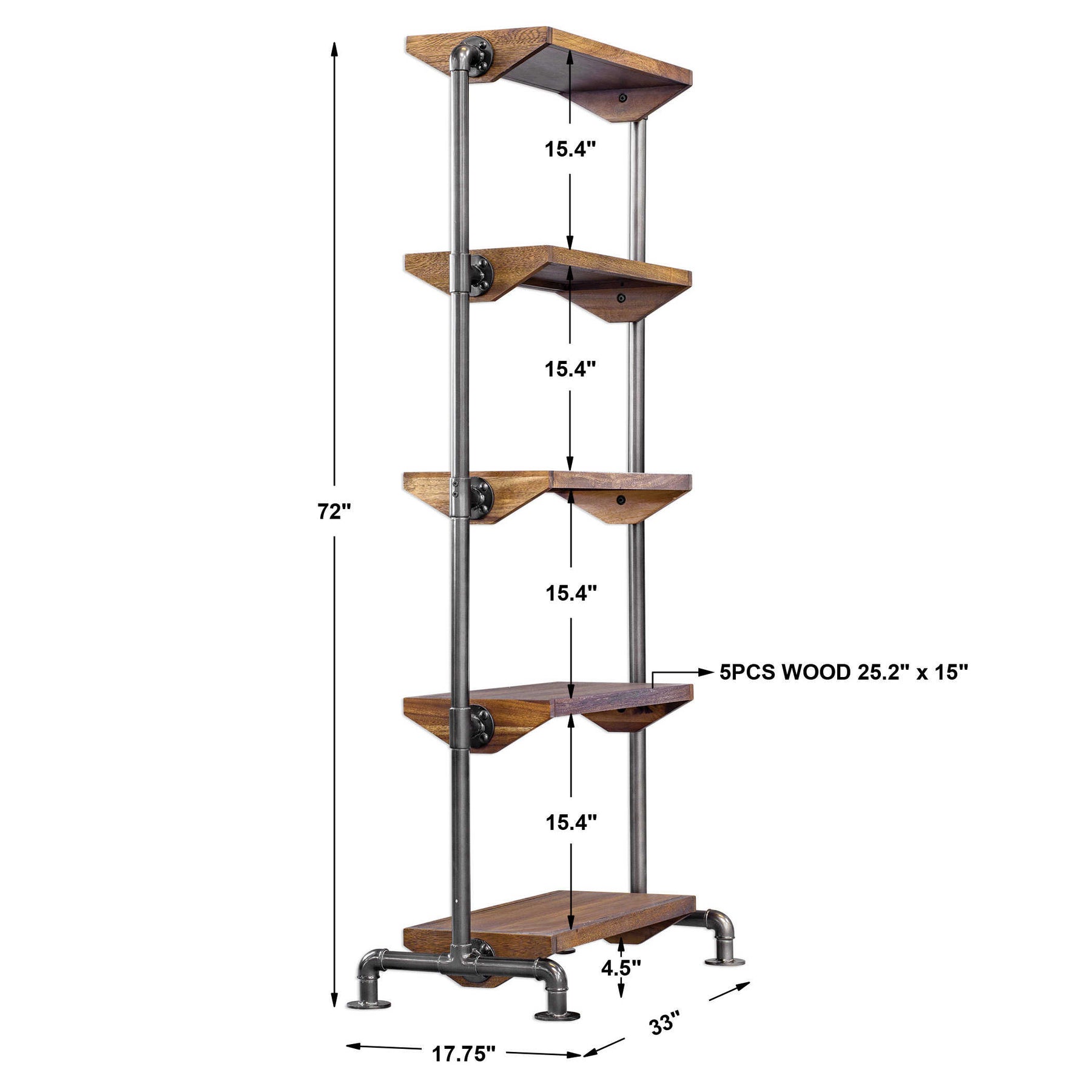 INDUSTRIAL PIPE DISPLAY SHELF – ShopDesignTap