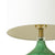 KELLEY GREEN GLASS TABLE LAMP
