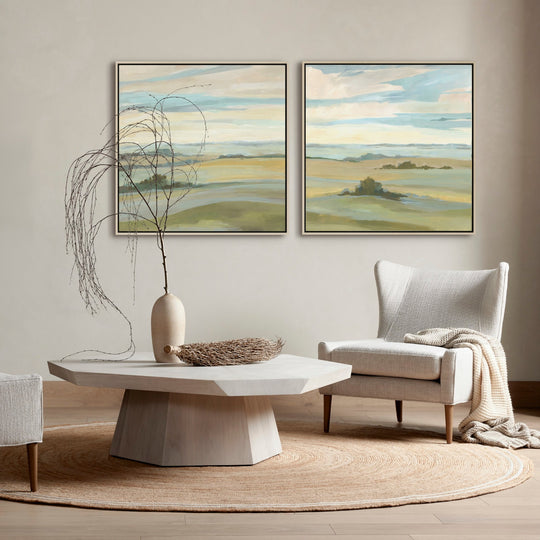 "LIVING IN THE COUNTRY I" CANVAS ART