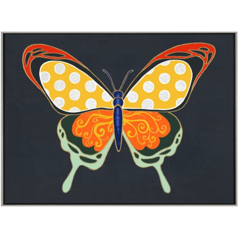 "LUXE BUTTERFLY I" CANVAS ART