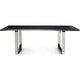 LUXOR OXIDIZED GRAY LIVE EDGE DINING TABLE