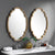 MADELEINE SHAPED OVAL MIRROR: GOLD