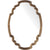 MADELEINE SHAPED OVAL MIRROR: GOLD