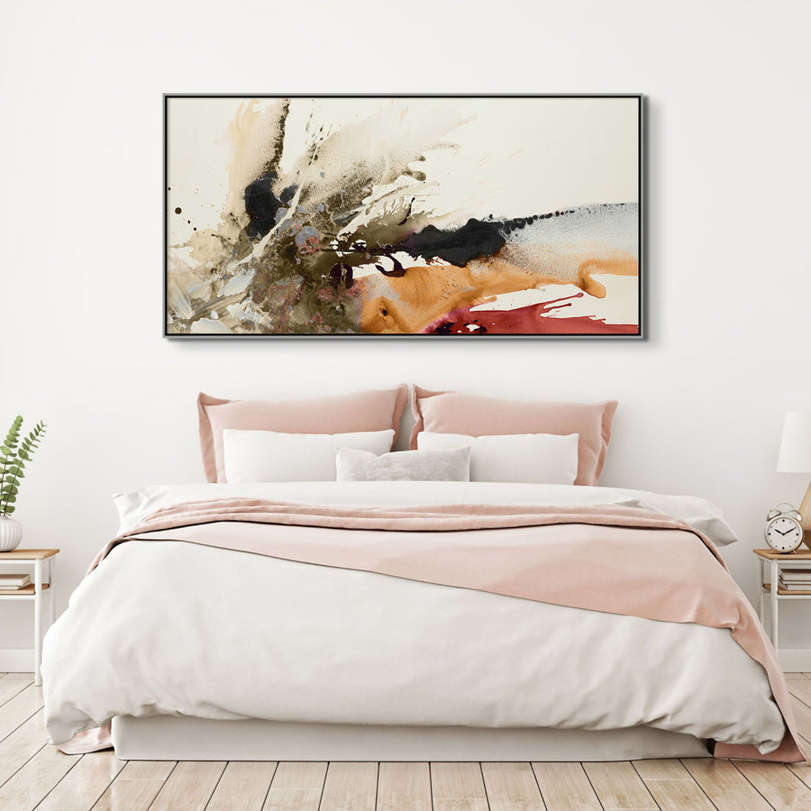 "MAGENTA TANGO" DIPTYCH CANVAS ART