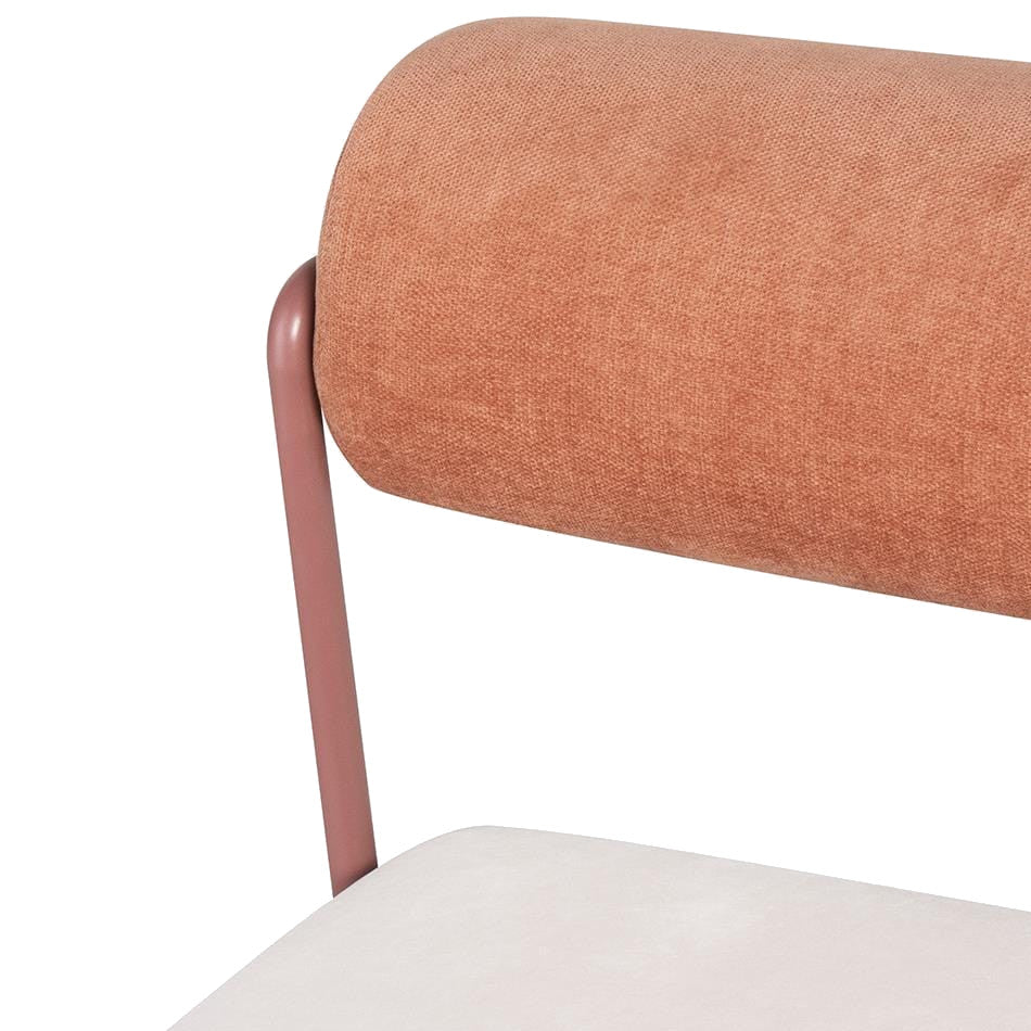 MARNI DINING CHAIR: NECTARINE, OYSTER