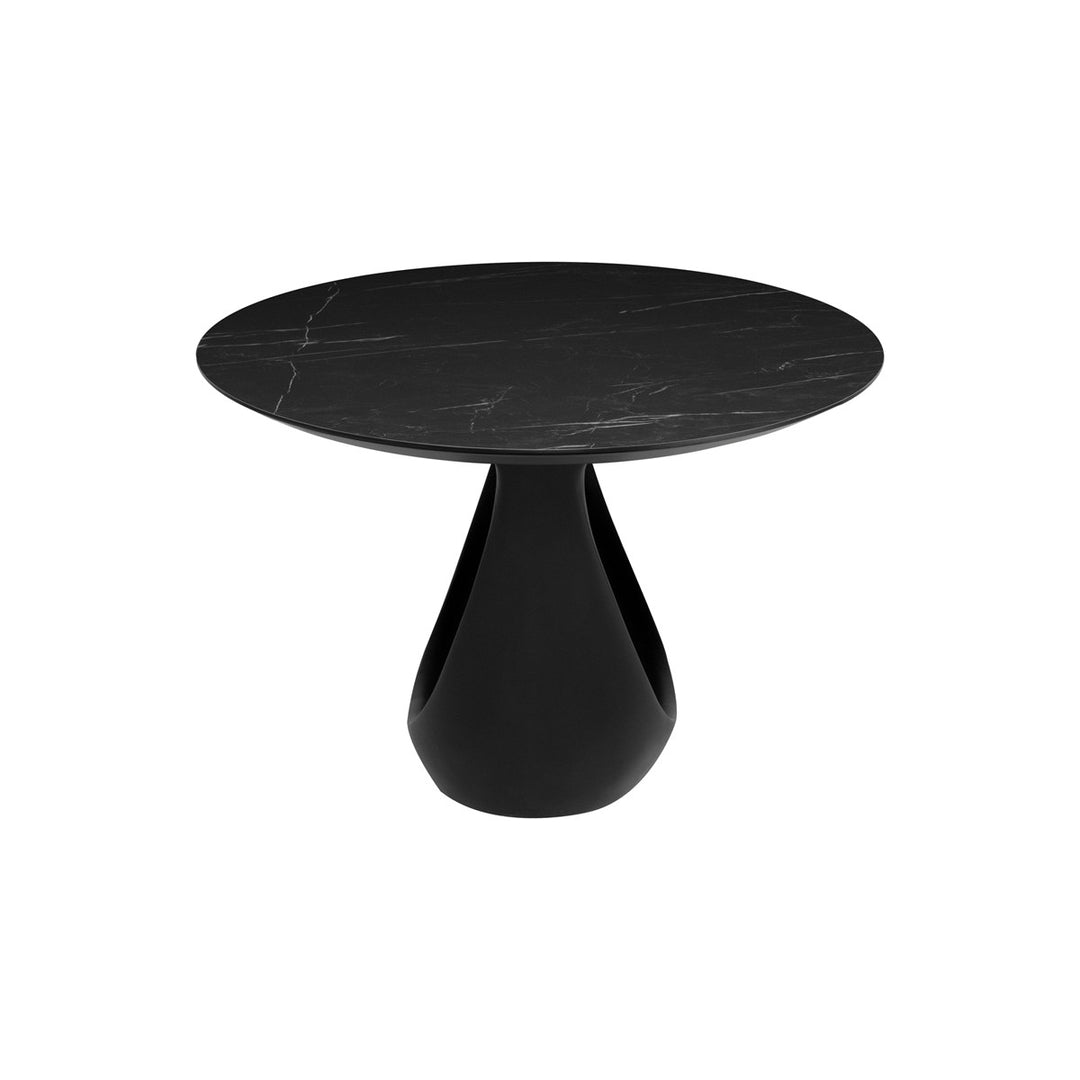 MONTANA BLACK OVAL DINING TABLE