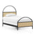NATALIA ARCHED CANE PANEL BED