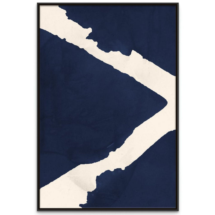 "NAVY ARROW" CANVAS ART