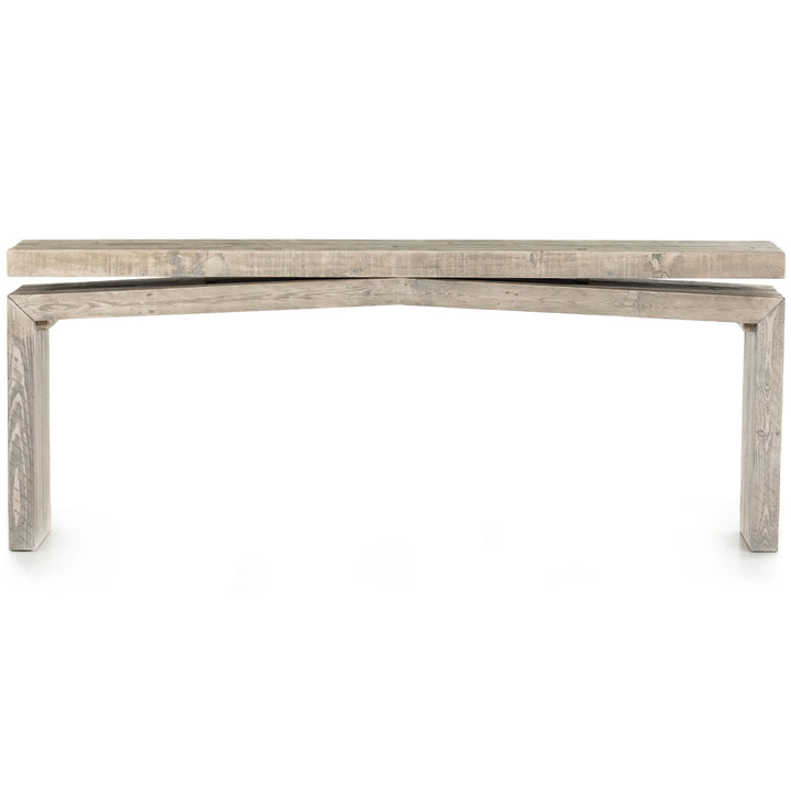 NORTHERN PINE CONSOLE TABLE: WEATHERED WHEAT