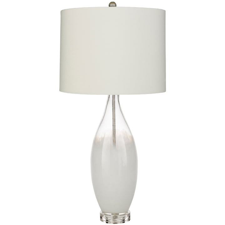 OMBRE MILK GLASS TABLE LAMP