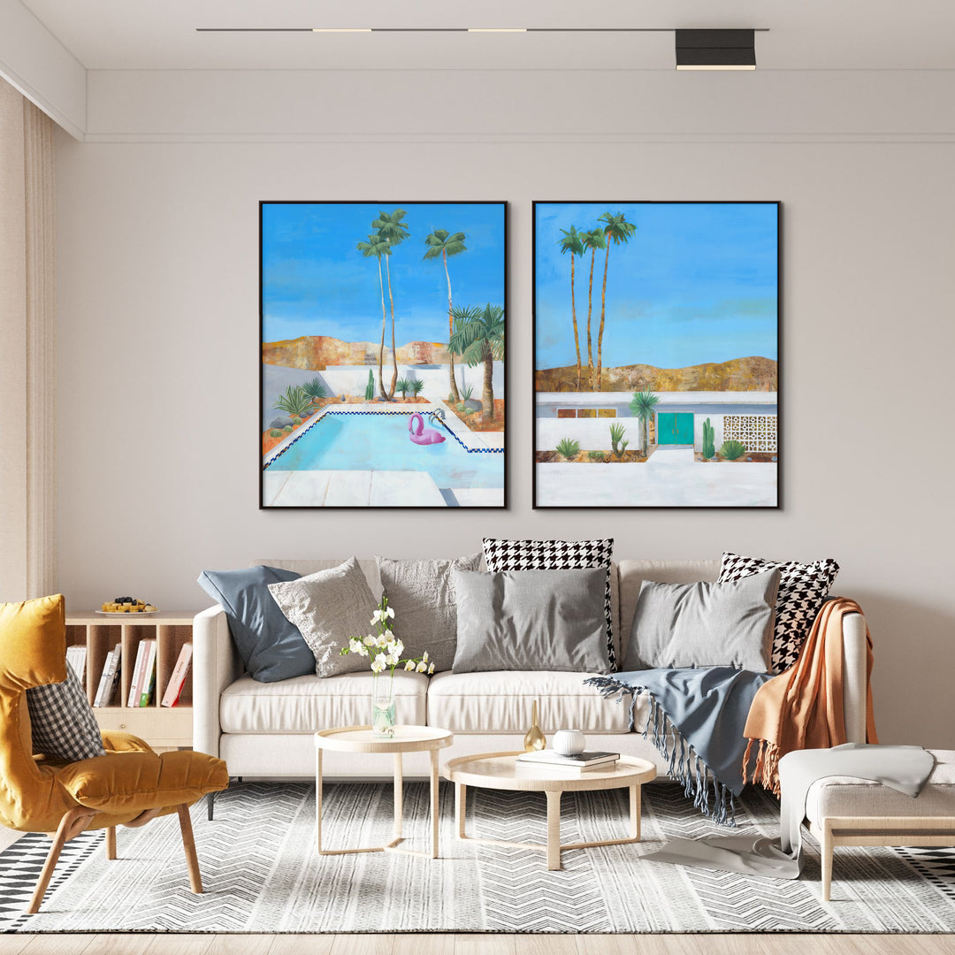 "PALM SPRINGS IV" CANVAS ART