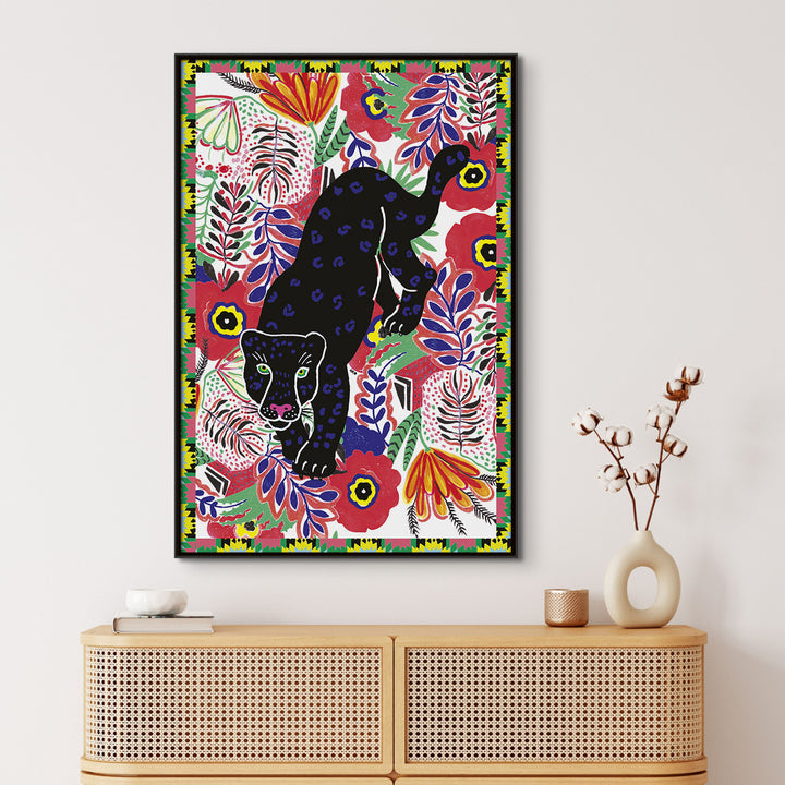 "PANTHER'S WILD LIFE" CANVAS ART