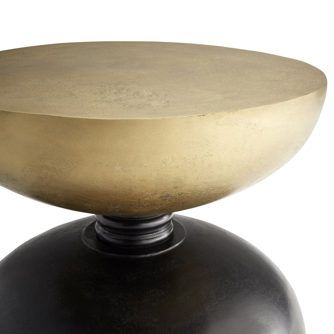 PERPETUAL NOIR & GOLD ACCENT TABLE