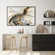 "PERSONALITY TRAITS" METALLIC GOLD EMBELLISHED CANVAS ART