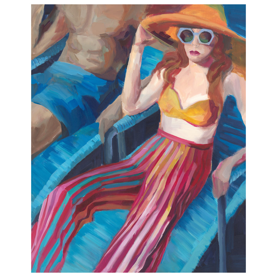 "POOL PARTY" CANVAS ART